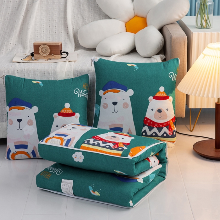 91家纺网 家纺一手货源 找家纺 枕芯真意 2023新款精疏棉抱枕被爱意浓