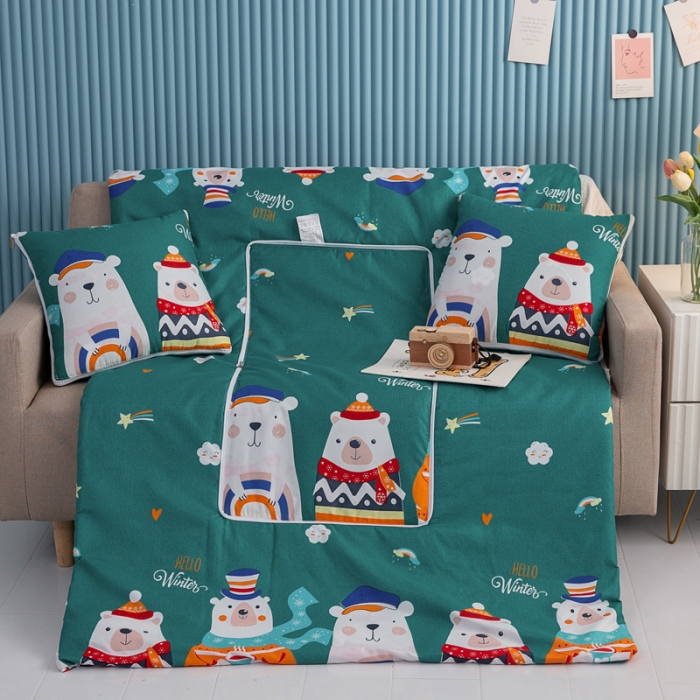 91家纺网 家纺一手货源 找家纺 枕芯真意 2023新款精疏棉抱枕被爱意浓