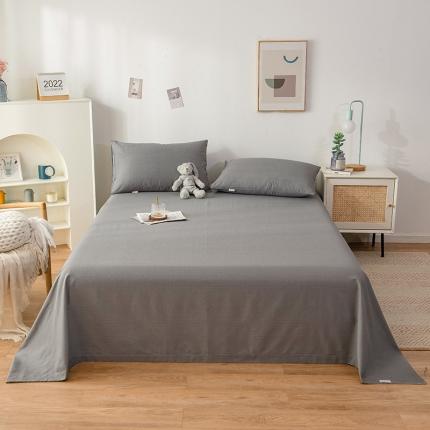 91家纺网 家纺一手货源 找家纺 （总）芃成 2022新款全棉老粗布床单款