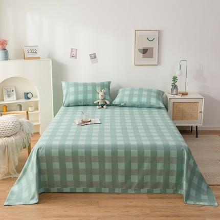 91家纺网 家纺一手货源 找家纺 （总）芃成 2022新款全棉老粗布床单款