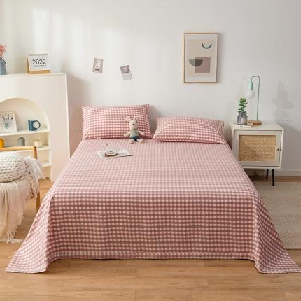 91家纺网 家纺一手货源 找家纺 （总）芃成 2022新款全棉老粗布床单款