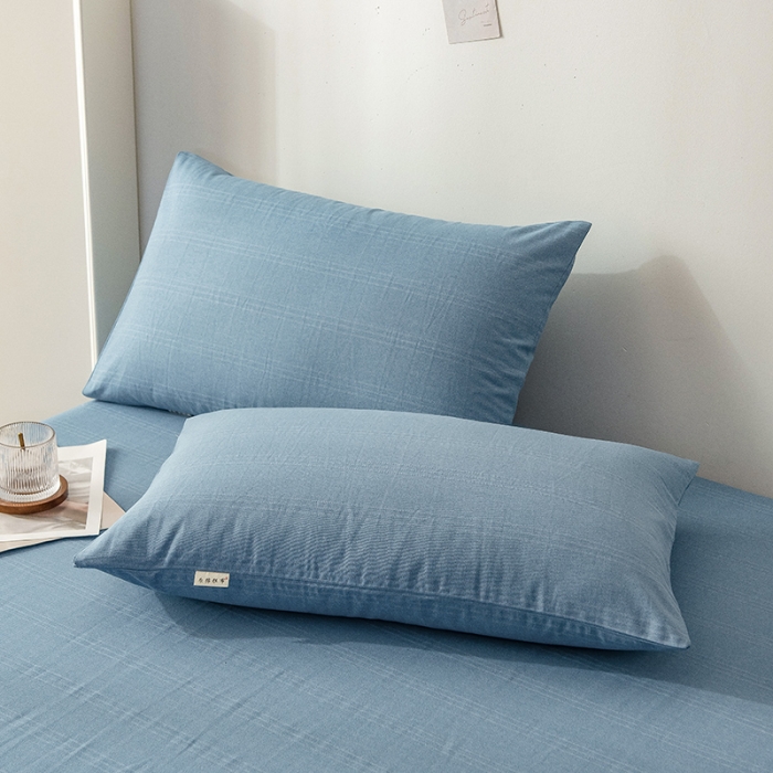 91家纺网 家纺一手货源 找家纺 芃成 2022新款全棉老粗布床单款 宾利兰