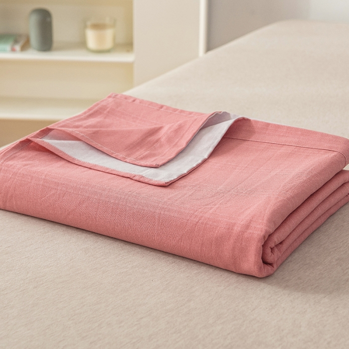 91家纺网 家纺一手货源 找家纺 芃成 2022新款全棉老粗布床单款 豆沙