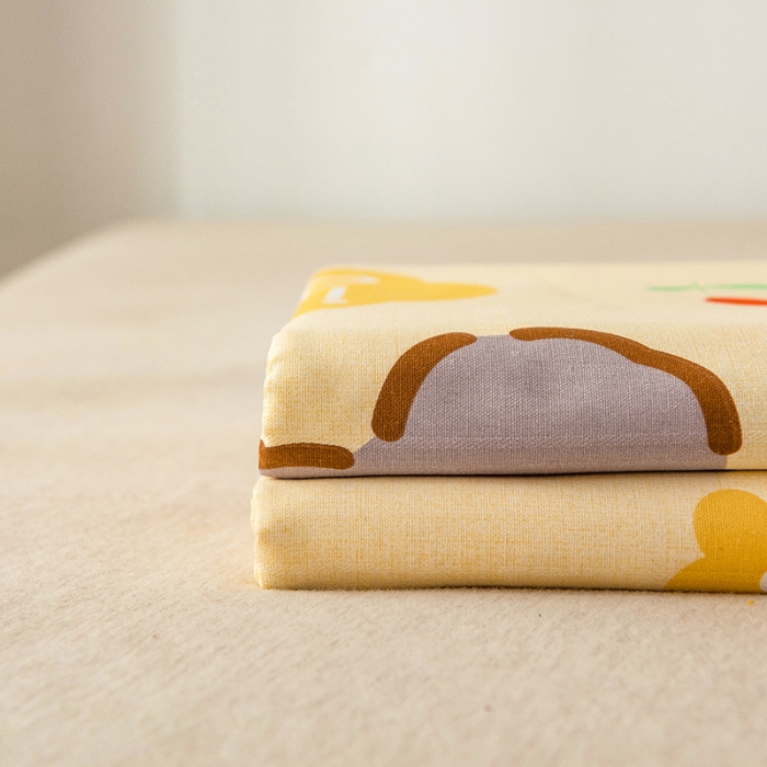 91家纺网 家纺一手货源 找家纺 芃成 2022新款全棉老粗布床单款 好朋友