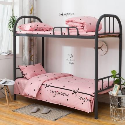 91家纺网 家纺一手货源 找家纺 总酒店全棉13372印花学生宿舍三件套 