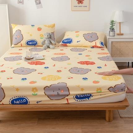 芃成 2022新款全棉老粗布床笠款 好朋友