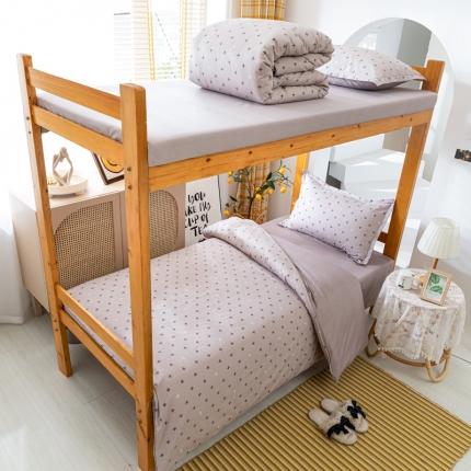 91家纺网 家纺一手货源 找家纺 总酒店全棉13372印花学生宿舍三件套 