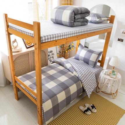 91家纺网 家纺一手货源 找家纺 总酒店全棉13372印花学生宿舍三件套 