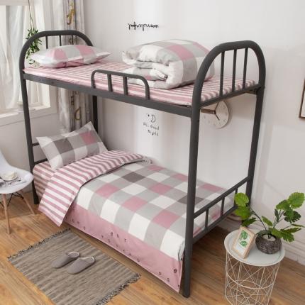 91家纺网 家纺一手货源 找家纺 总酒店全棉13372印花学生宿舍三件套 