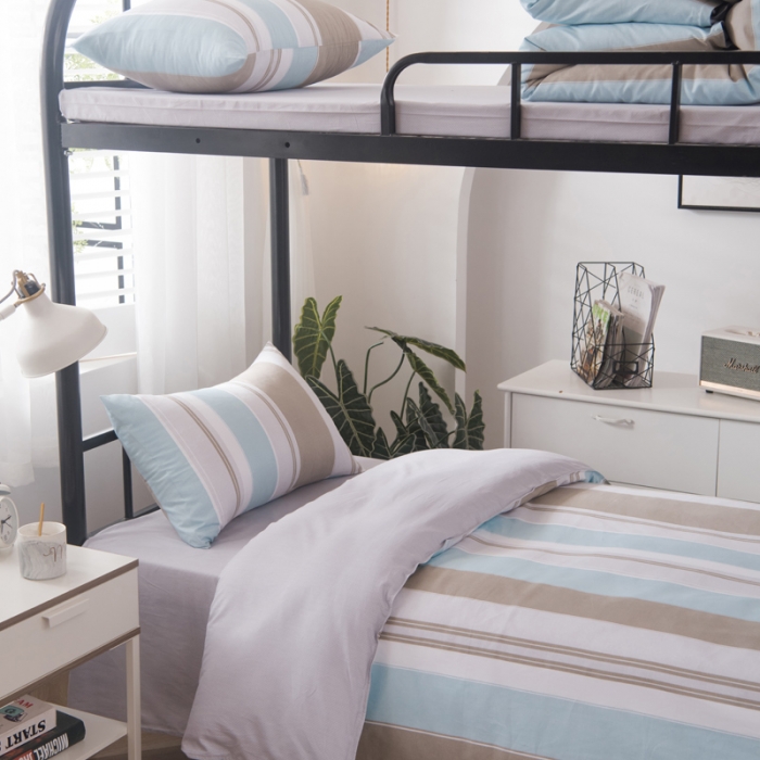 91家纺网 家纺一手货源 找家纺 总酒店全棉13372印花学生宿舍三件套 