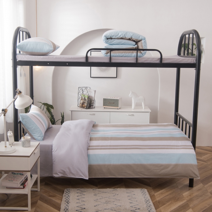 91家纺网 家纺一手货源 找家纺 总酒店全棉13372印花学生宿舍三件套 