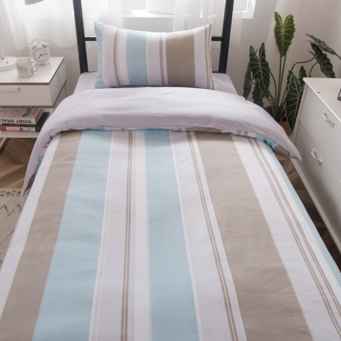 91家纺网 家纺一手货源 找家纺 总酒店全棉13372印花学生宿舍三件套 