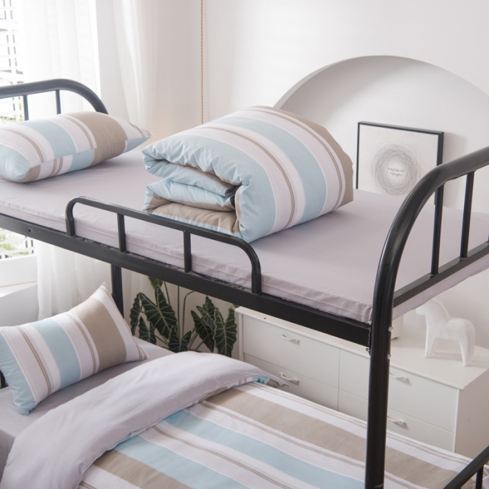 91家纺网 家纺一手货源 找家纺 总酒店全棉13372印花学生宿舍三件套 