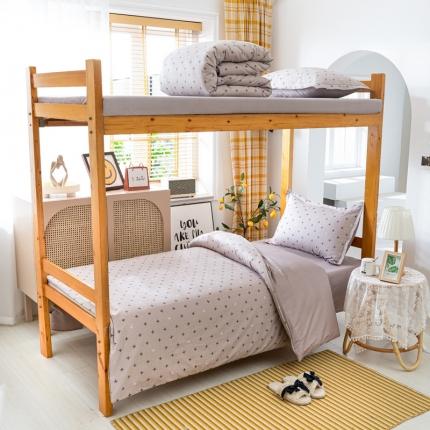 91家纺网 家纺一手货源 找家纺 总酒店全棉13372印花学生宿舍六件套 