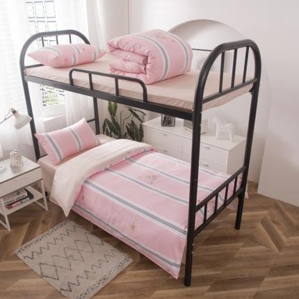 91家纺网 家纺一手货源 找家纺 总酒店全棉13372印花学生宿舍六件套 