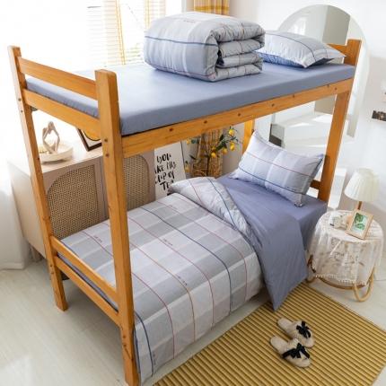 91家纺网 家纺一手货源 找家纺 总酒店全棉13372印花学生宿舍六件套 