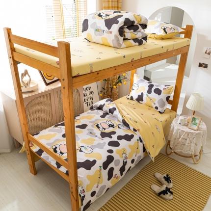 91家纺网 家纺一手货源 找家纺 总酒店全棉13372印花学生宿舍六件套 