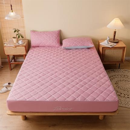 91家纺网 家纺一手货源 找家纺 （总）飞轮海蚊帐 新款刺绣夹棉大豆床笠席梦思保护套