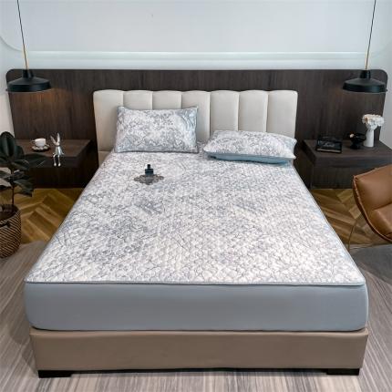 91家纺网 家纺一手货源 找家纺 （总）飞轮海蚊帐 新款刺绣夹棉大豆床笠席梦思保护套