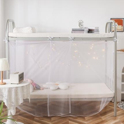 91家纺网 家纺一手货源 找家纺 安力森/诚臻酒店用品 2023新款学生宿舍学生蚊帐 白色 