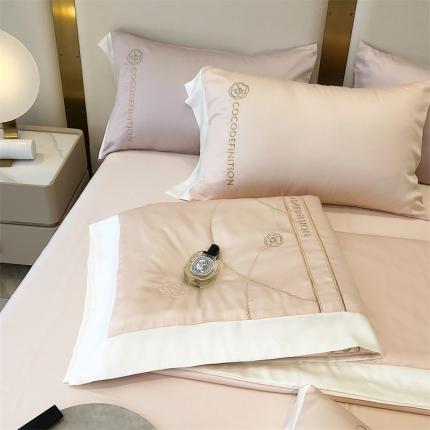 91家纺网 家纺一手货源 找家纺 （总）初拾 2022新款60支兰精天丝夏被四件套-邂逅