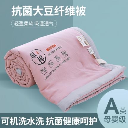 91家纺网 家纺一手货源 找家纺 （总）梦镜 2025新款A类原棉大豆抗菌夏凉被