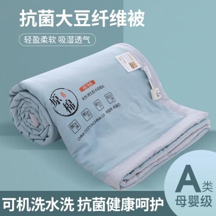 91家纺网 家纺一手货源 找家纺 （总）梦镜 2025新款A类原棉大豆抗菌夏凉被