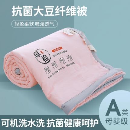 91家纺网 家纺一手货源 找家纺 （总）梦镜 2025新款A类原棉大豆抗菌夏凉被