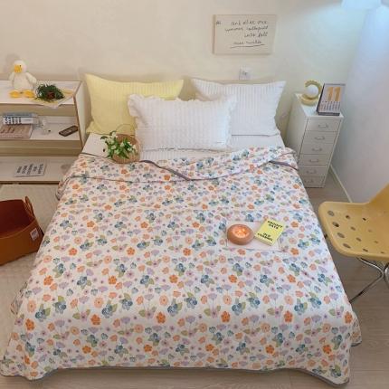 91家纺网 家纺一手货源 找家纺 （总）慕尚 2025新款针织棉印花夏凉被空调被