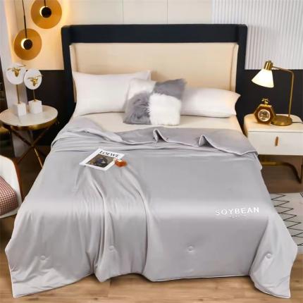 91家纺网 家纺一手货源 找家纺 （总）玖琳 2024新款SOYBEAN-A类冰淇淋豆皇夏被