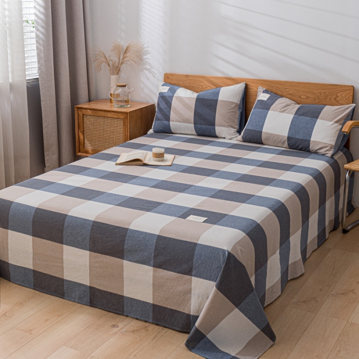 91家纺网 家纺一手货源 找家纺 （总）宝士康 2024新款10A抗菌无印风系列单床单