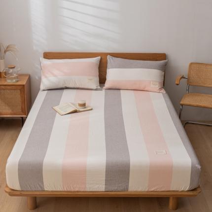 宝士康 2023新款无印风系列单床笠 桃玉粉