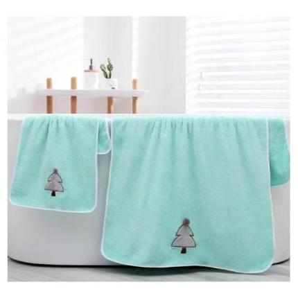 91家纺网 家纺一手货源 找家纺 （总）双梦毛巾 2022新款锦阳绒幸福树毛巾浴巾套装