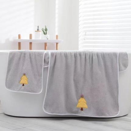 91家纺网 家纺一手货源 找家纺 （总）双梦毛巾 2022新款锦阳绒幸福树毛巾浴巾套装