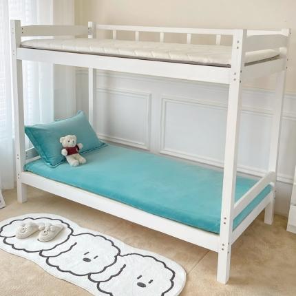 91家纺网 家纺一手货源 找家纺 雅萱 2022新款牛奶绒床垫套 浅绿