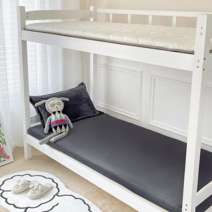 雅萱 2022新款牛奶绒床垫套 深灰