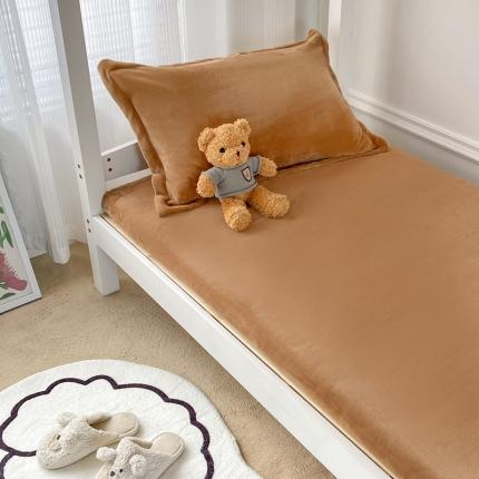 雅萱 2022新款牛奶绒床垫套 驼色