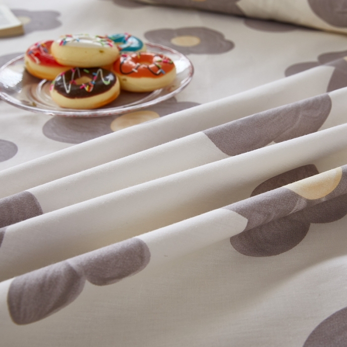 91家纺网 家纺一手货源 找家纺 金丝鸟 2022新款全棉床单单品 花蕊