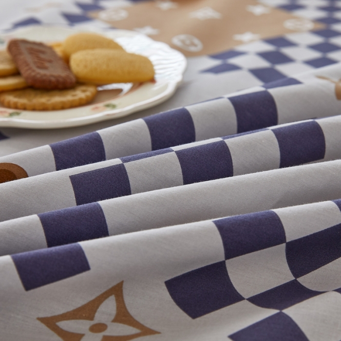 91家纺网 家纺一手货源 找家纺 金丝鸟 2022新款全棉床单单品 路易熊