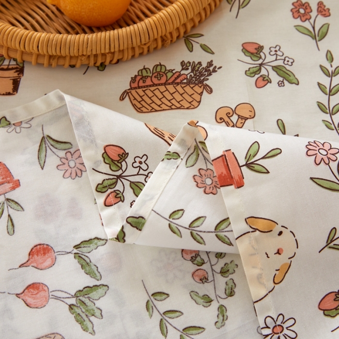 91家纺网 家纺一手货源 找家纺 金丝鸟 2022新款全棉床单单品 田园生活