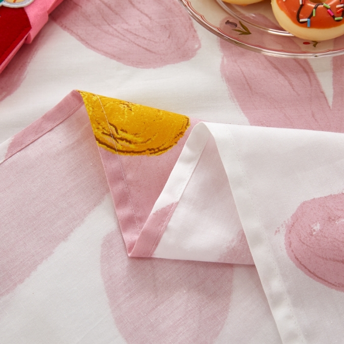 91家纺网 家纺一手货源 找家纺 金丝鸟 2022新款全棉床单单品 甜蜜peach