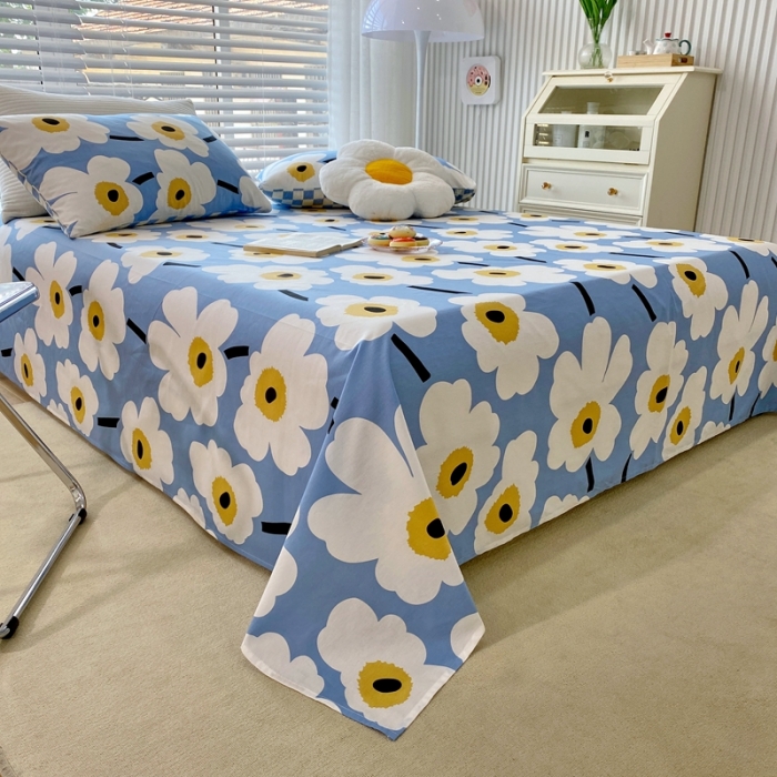 91家纺网 家纺一手货源 找家纺 金丝鸟 2022新款全棉床单单品 未来