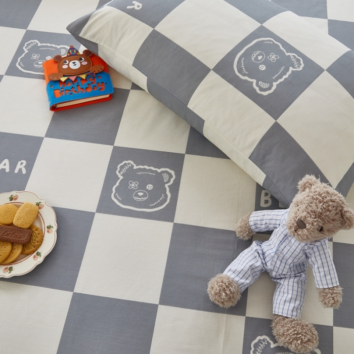 91家纺网 家纺一手货源 找家纺 金丝鸟 2022新款全棉床单单品 无影熊