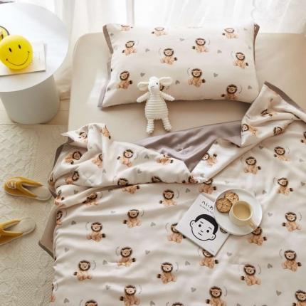 91家纺网 家纺一手货源 找家纺 （总）汇庭 2021新款单人天丝卡通印花夏被