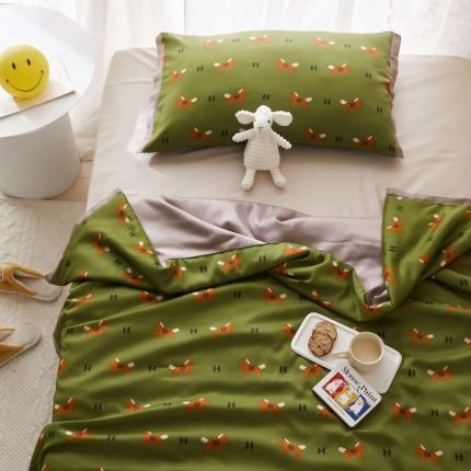 91家纺网 家纺一手货源 找家纺 （总）汇庭 2021新款单人天丝卡通印花夏被