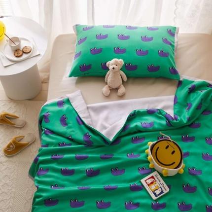 汇庭 2021新款单人天丝卡通印花夏被 大嘴娃