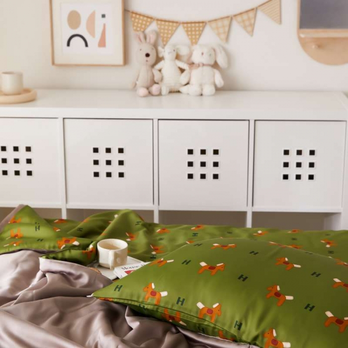 91家纺网 家纺一手货源 找家纺 汇庭 2021新款单人天丝卡通印花夏被 皮卡