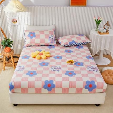 91家纺网 家纺一手货源 找家纺 金丝鸟 2022新款全棉床笠单品 向阳花开