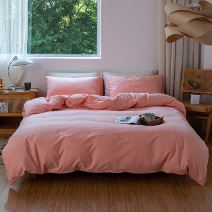 91家纺网 家纺一手货源 找家纺 （总）安莱生活 2022新款染色原棉四件套