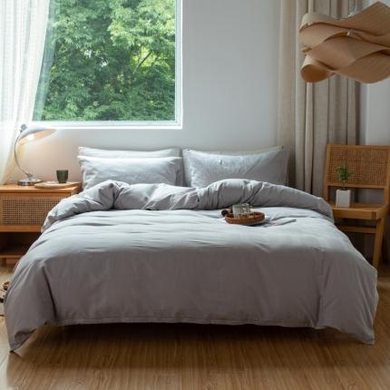 91家纺网 家纺一手货源 找家纺 （总）安莱生活 2022新款染色原棉四件套